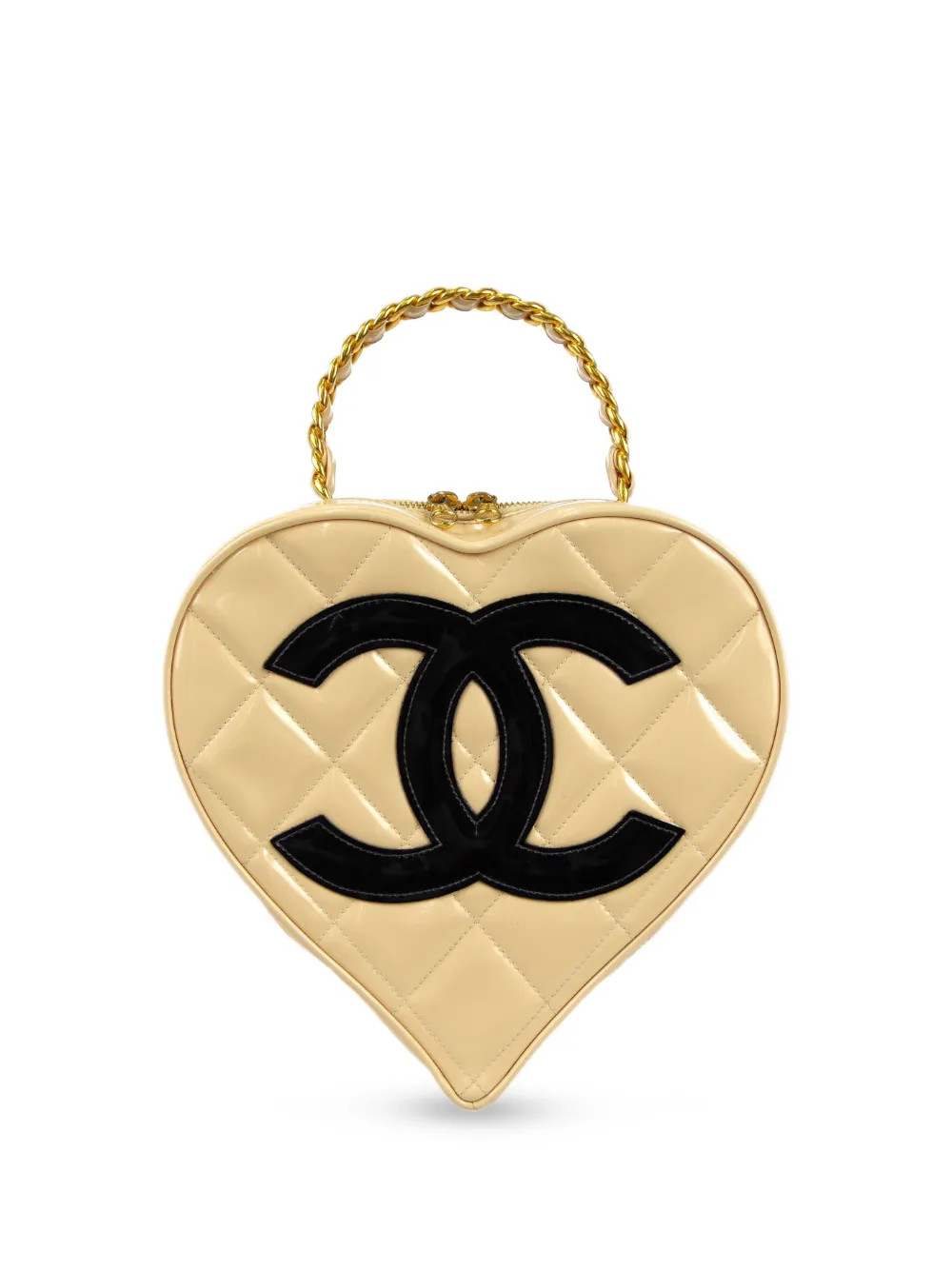 1995 CC patch heart vanity handbag | Farfetch Global