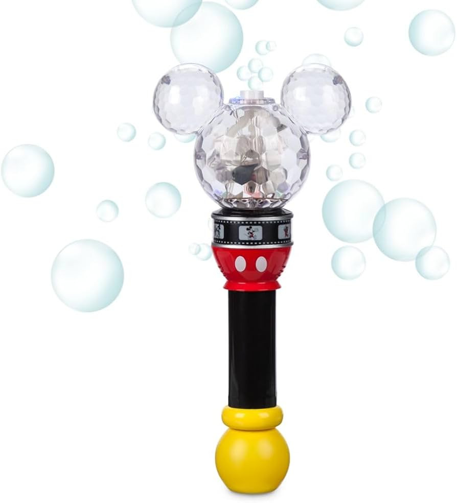 Disney Store Official Mickey Mouse Film Strip Light-Up Bubble Wand - Perfect for Kids & Fans, Aut... | Amazon (US)