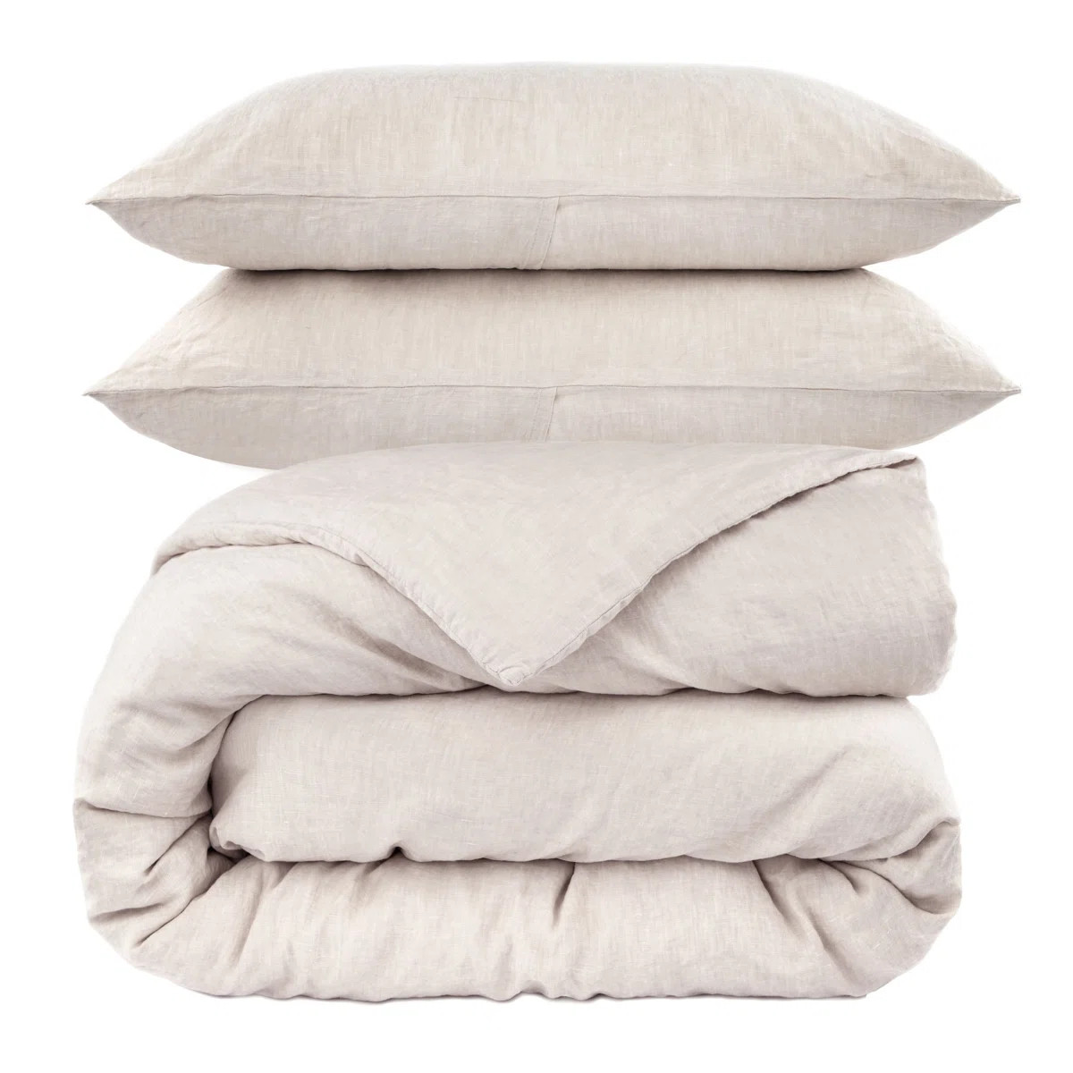 100% French Linen Duvet Cover & Sham Set | Wayfair North America