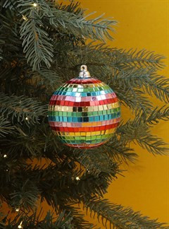 Gisela Graham Rainbow Disco Ball Decoration - Trouva | Trouva (Global)