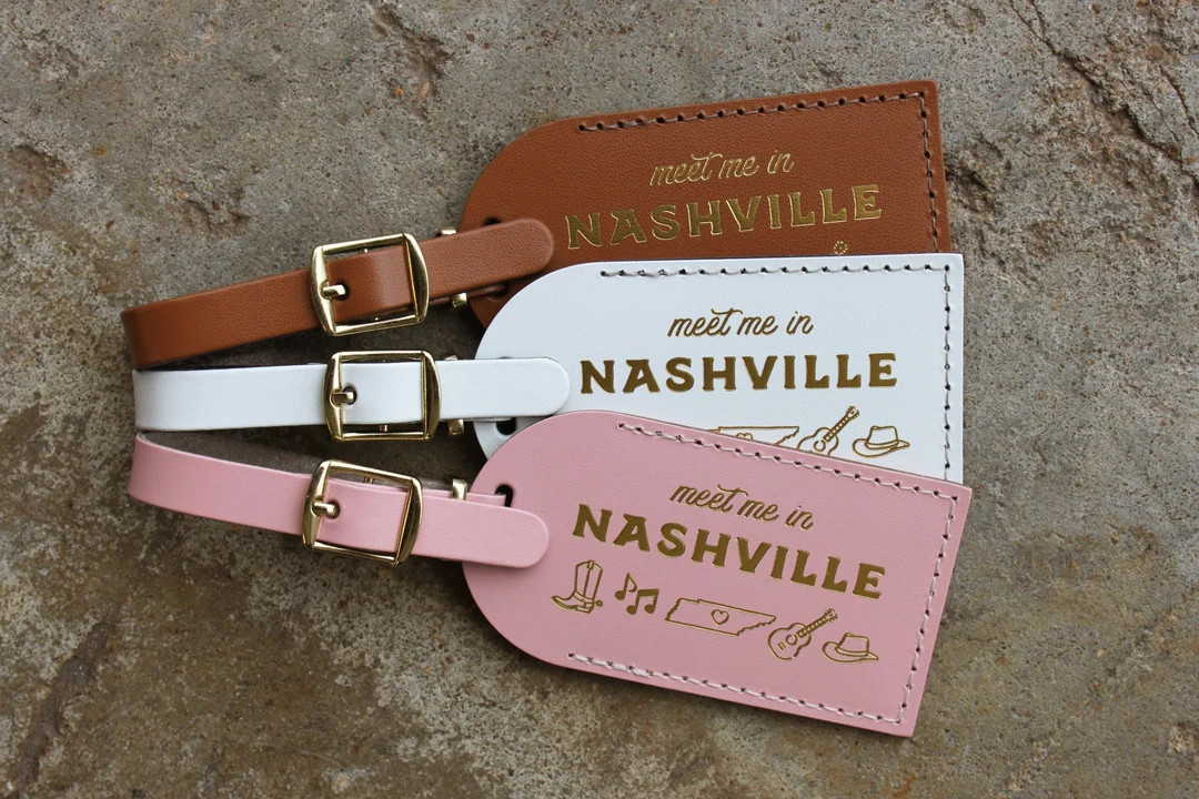 Nash Bash Luggage Tags Bridesmaid Gift for Proposal Box or Bridal Shower Favours Travel Gift nash... | Etsy (US)