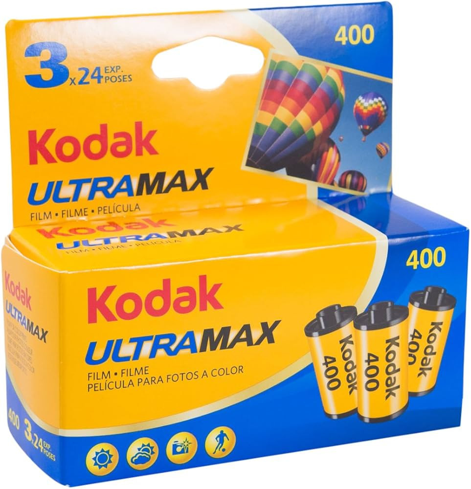 Kodak 6034052 Ultramax 400 135/24 Film (Pack of 3) | Amazon (UK)