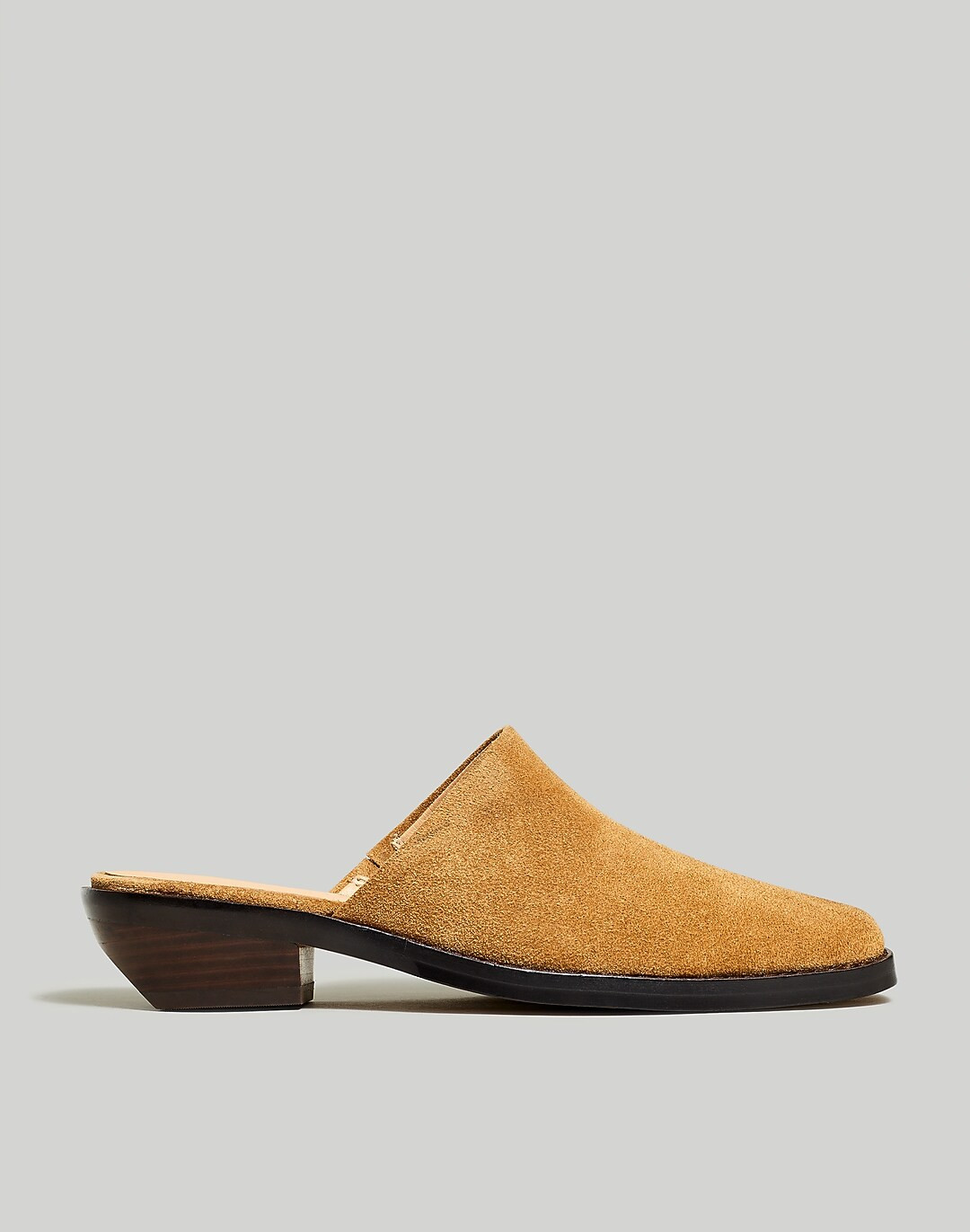 The Jesse Western Mule in Suede | Madewell