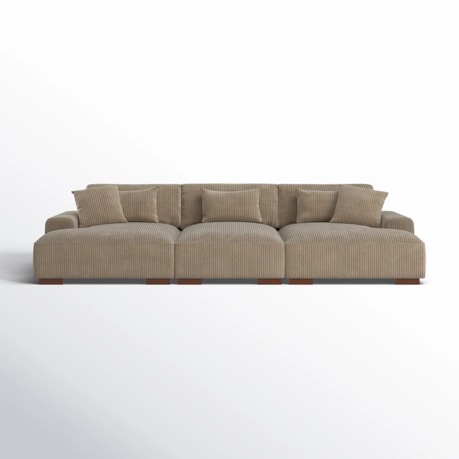 Wade Logan® Geil 3 - Piece Upholstered Sectional & Reviews | Wayfair | Wayfair North America