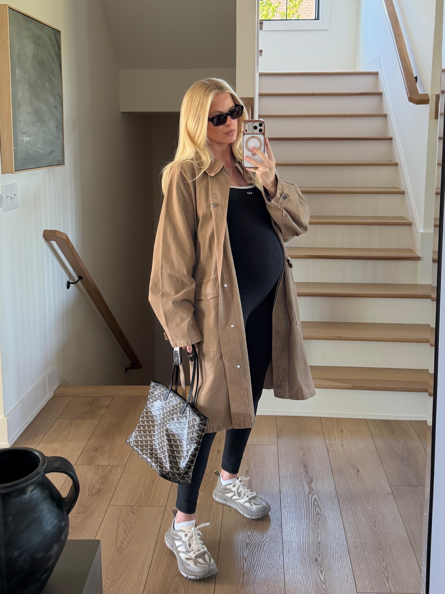 Sized up 2 sizes in romper. Size xs/s in jacket (oversized fit) True size in shoes 