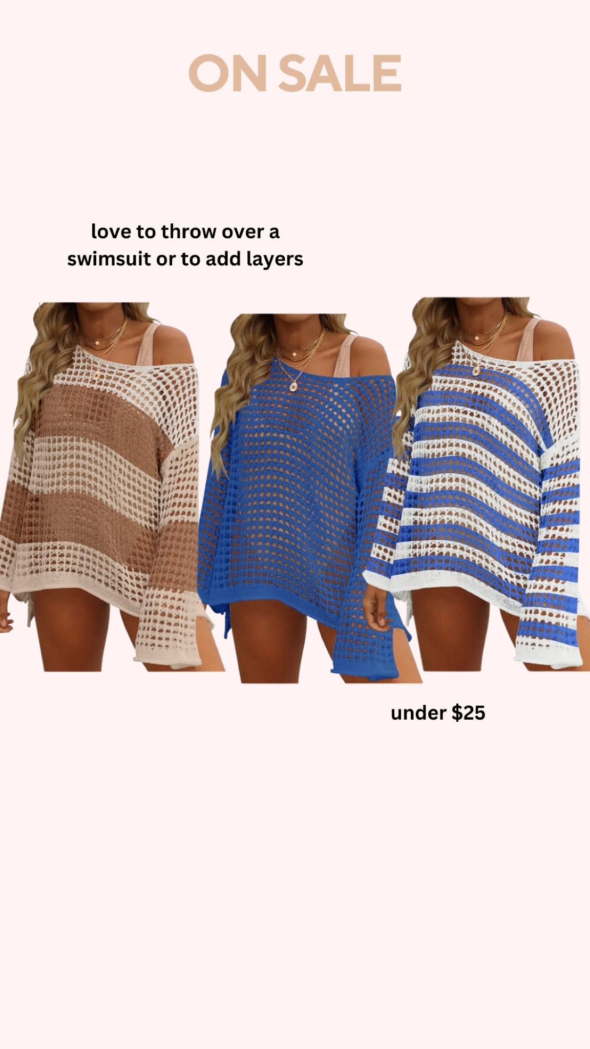 This Amazon sweater is on major sale. Love these to throw over a swim suit or over a maxi dress if it’s cooler in the evening  

#LTKSaleAlert #LTKSwim #LTKStyleTip
