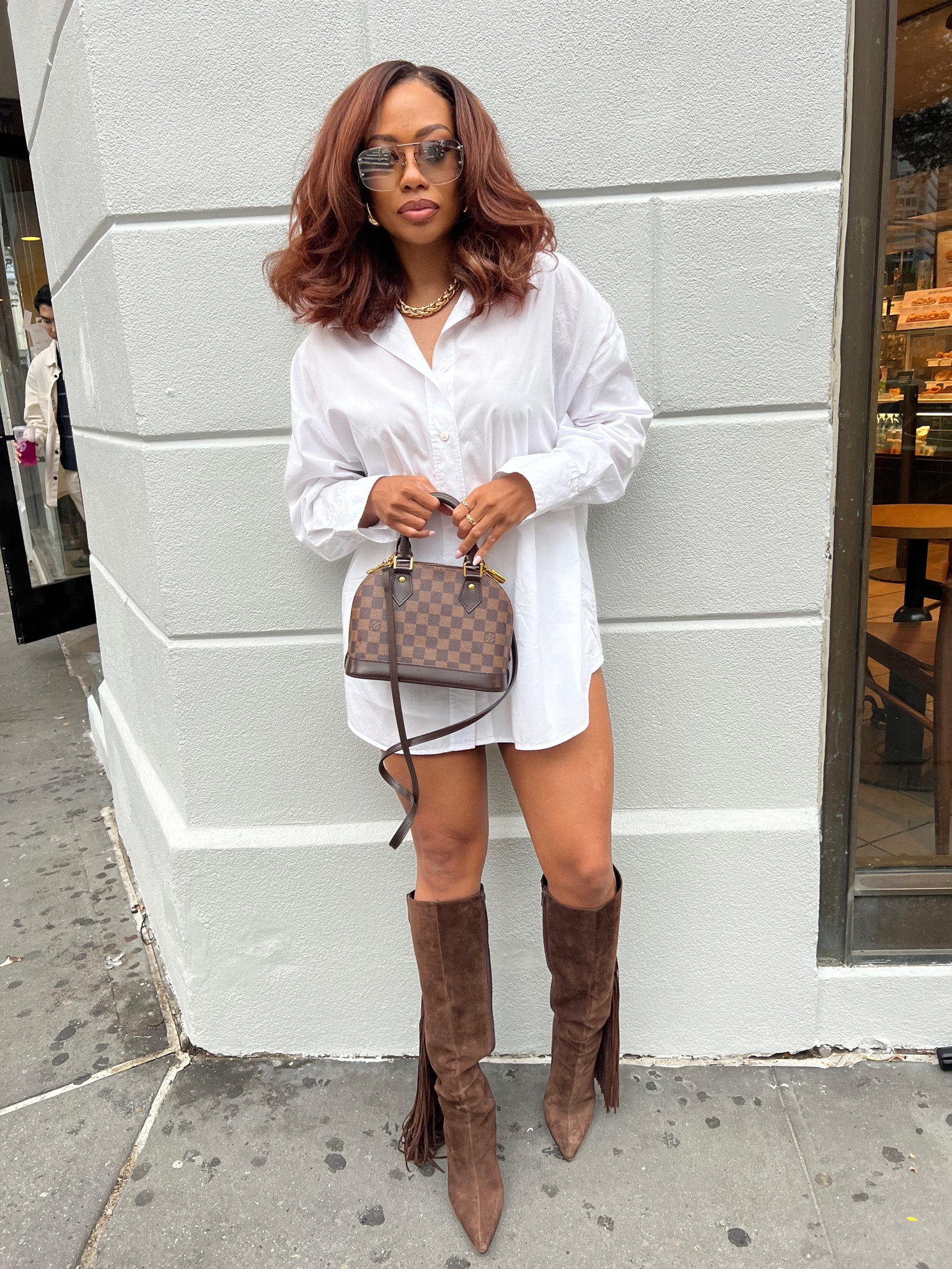 Fashion week street style look day 1 

#LTKstyletip