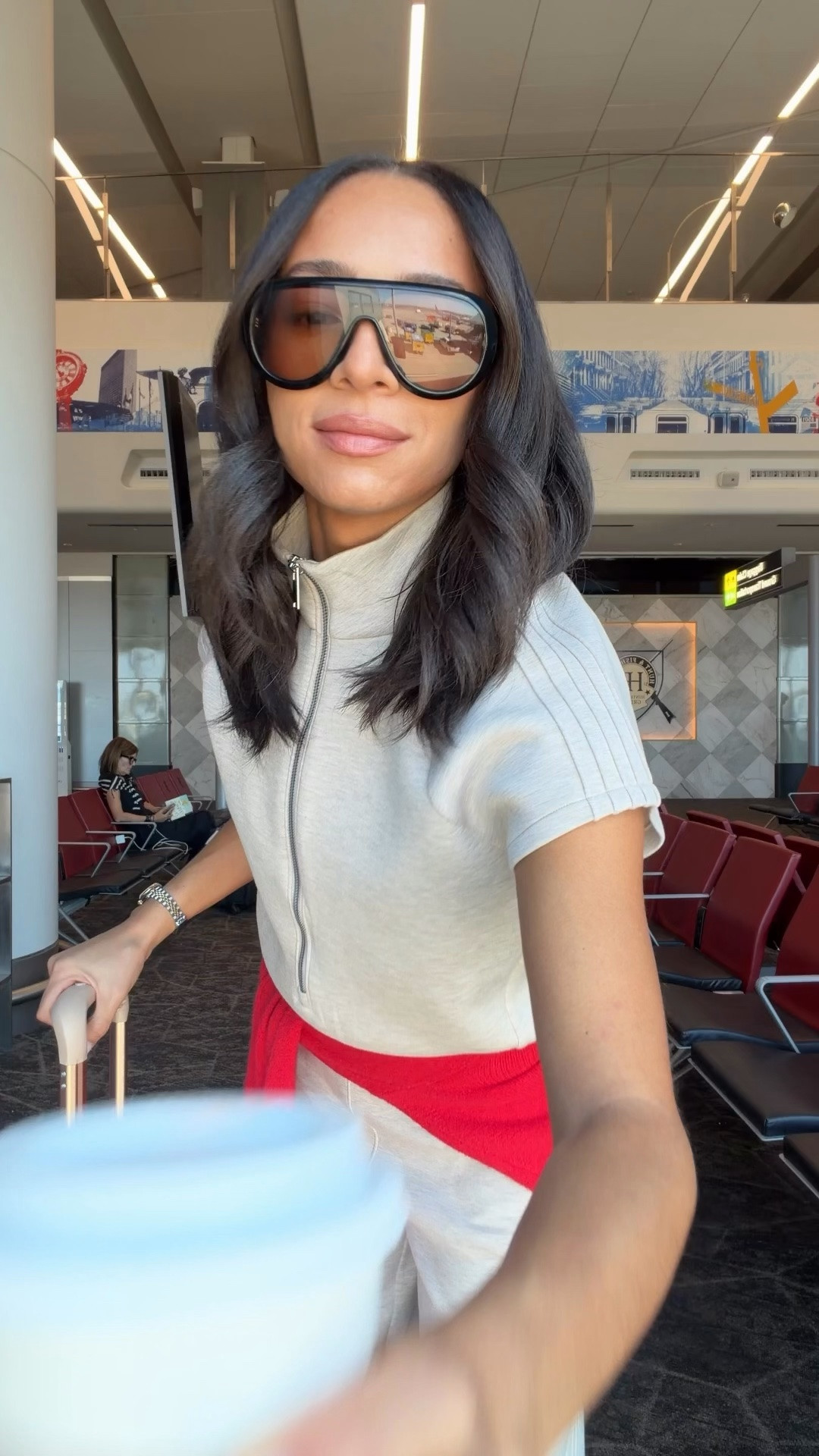 travel outfit for nyc ✈️ Wearing size XS Tall jumpsuit and I’m 5’8” (use code NENAXSPANX to get 15% off your first Spanx order!) and size S red cardigan


Airport outfit 
School drop off outfit

#LTKootd #LTKTravel #LTKgrwm