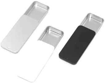 IVYRISE 3 PCS Metal Tin Box Containers Rectangular Empty Hinged Tins Box Containers 3.15 by 1.34 ... | Amazon (US)