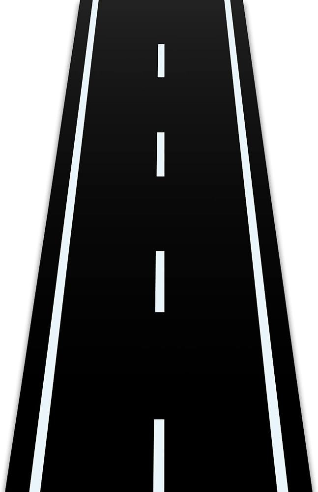 Racetrack Floor Running Black Racer Party Decoration Mat Road Table Runner Long Racetrack Tablecl... | Amazon (US)