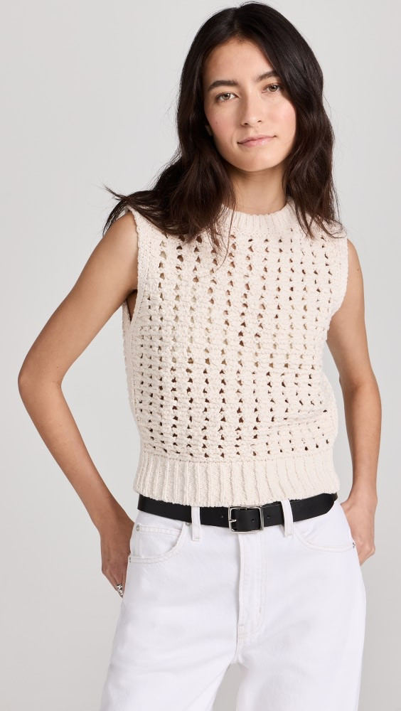 FRAME Tape Yarn Sweater Vest | Shopbop | Shopbop