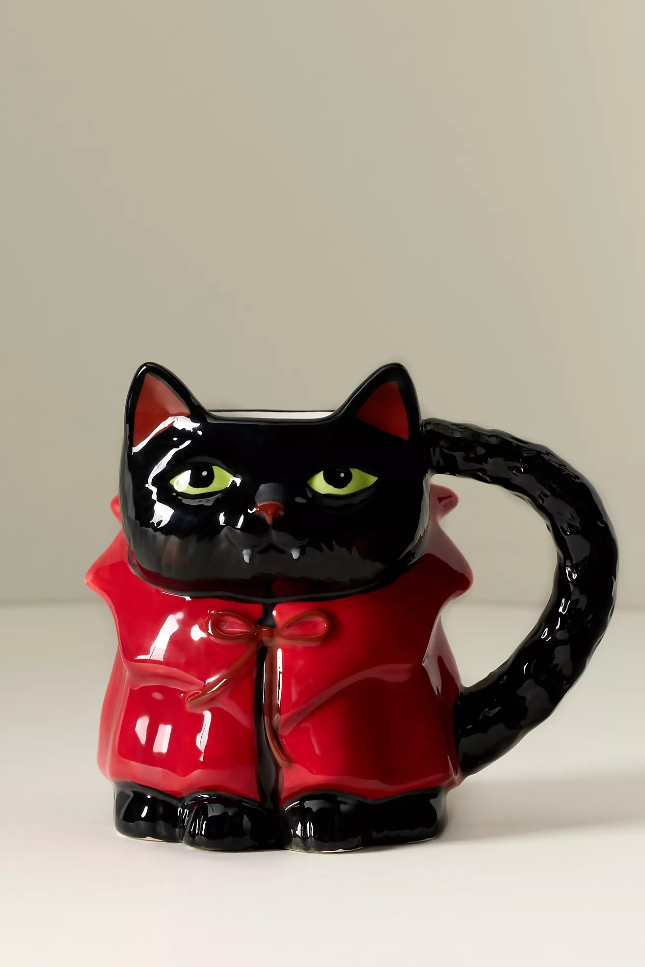 Peluche Halloween Stoneware Cat Mug | Anthropologie (US)