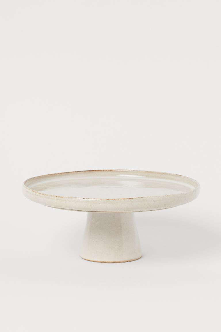 Stoneware Cake Stand | H&M (US + CA)