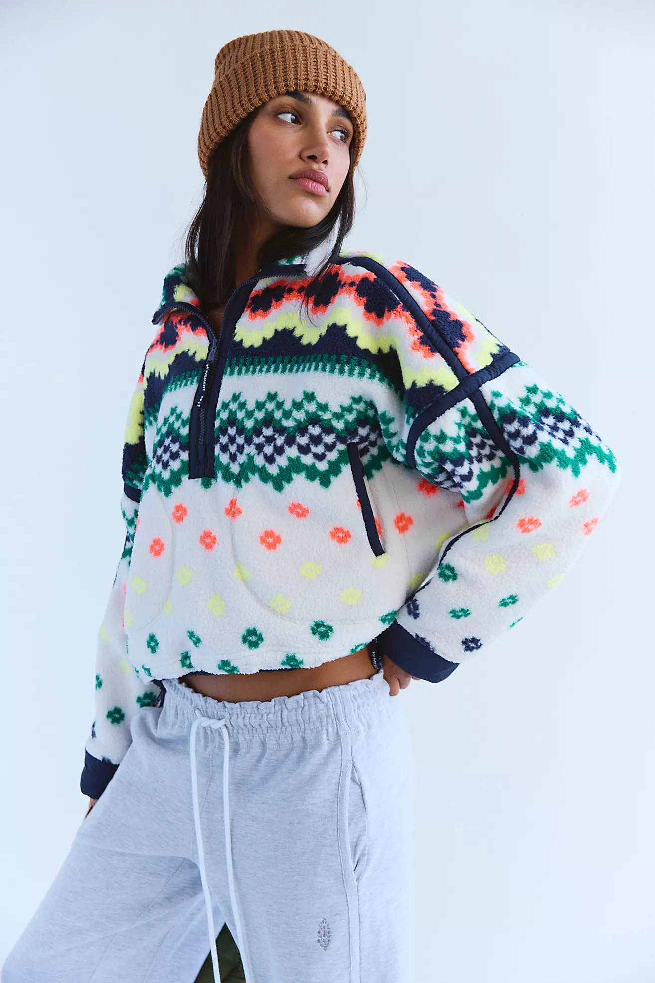 Mountain High Printed Half Zip Fleece | Free People (Global - UK&FR Excluded)