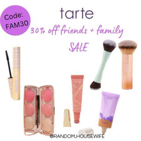 tarte sale! 30% off with code FAM30

#LTKbeauty #LTKsalealert