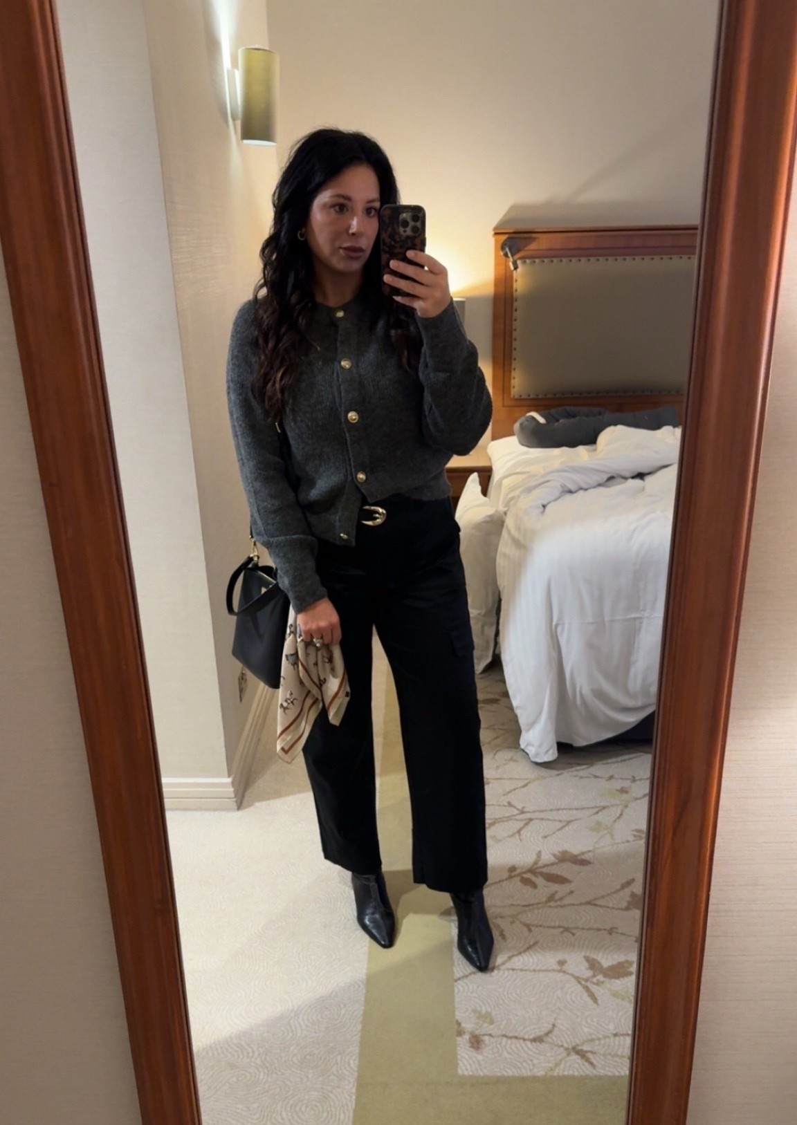 Dinner outfit! Love how the chunky buttons elevate the sweater! Pants are old Old Navy  

#LTKSeasonal #LTKTravel #LTKStyleTip