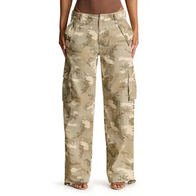 Naked Wardrobe Cargo Pants in Camo at Nordstrom, Size X-Large | Nordstrom