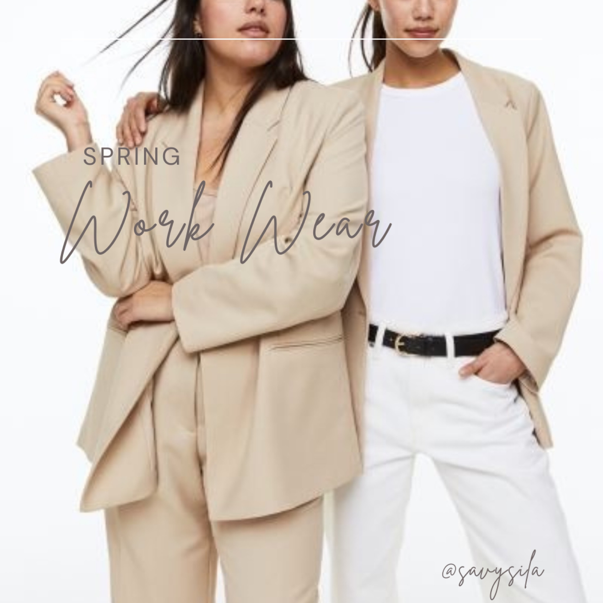 Work Wear for Spring at H&M.🌸 Beautiful Blazers and Pants to put a spring in your step!💞

#LTKFind #LTKstyletip #LTKworkwear