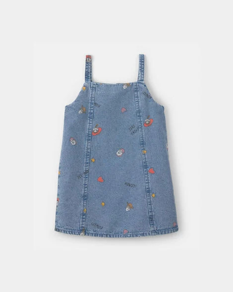 Baby Girl Pixar\u00a9 Toy Story Chambray Dress - Medium Wash | Carter's Inc