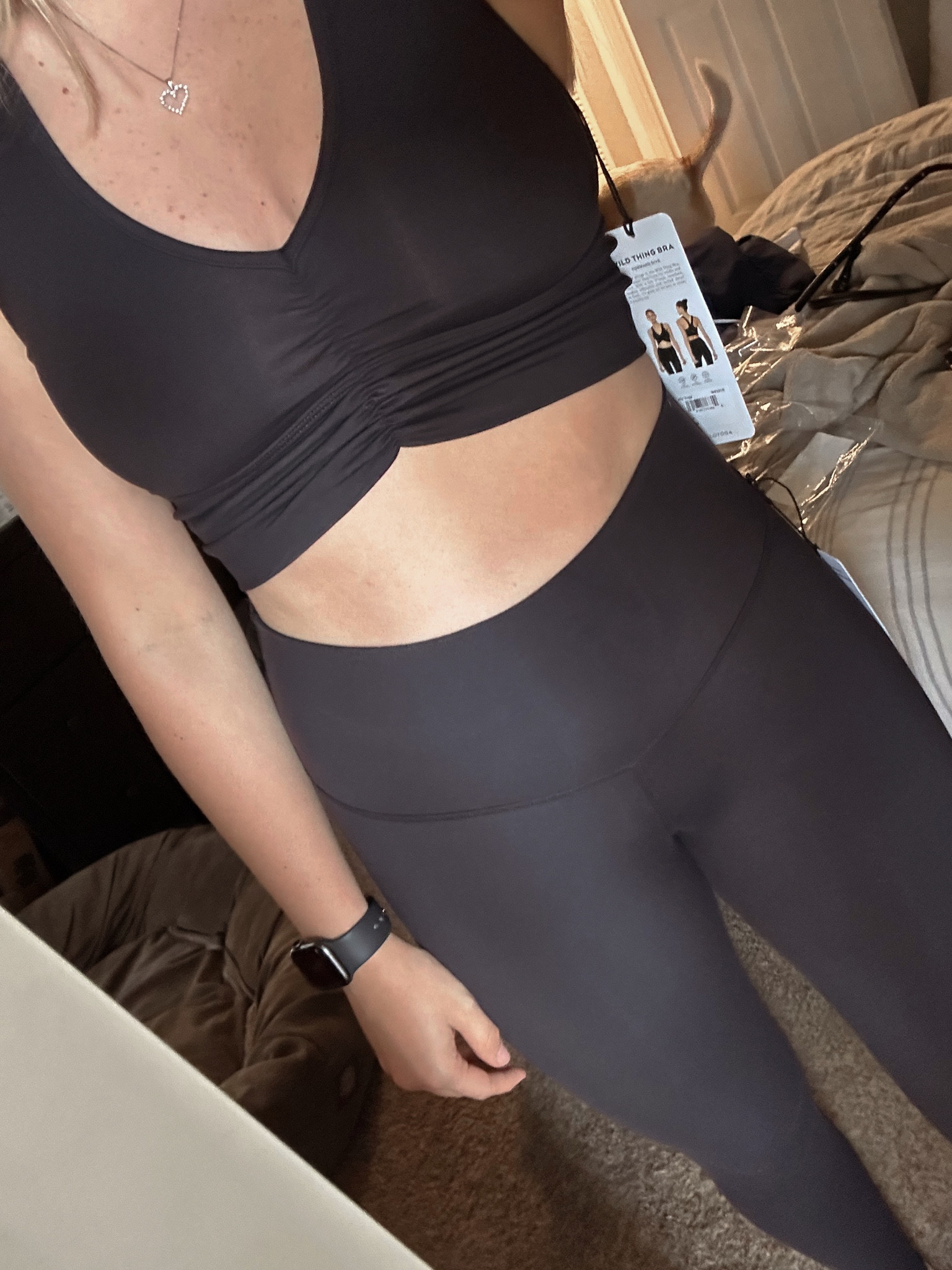 alo wild things bra - size medium
alo airbrush 7/8 high waisted leggings - size small 

workout outfit | gym outfit | gym fit | alo finds | sports bra | leggings 

#LTKfit #LTKsalealert #LTKFind