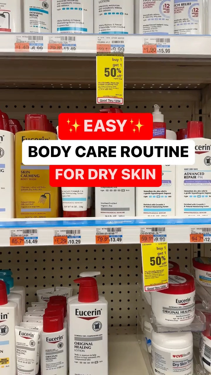#ad  Want a simpler body care routine? In one step, the @Eucerin US Intensive Repair Lotion exfoliates, moisturizes and conditions for hydrated and radiant skin – click the link in my bio for more! 

 