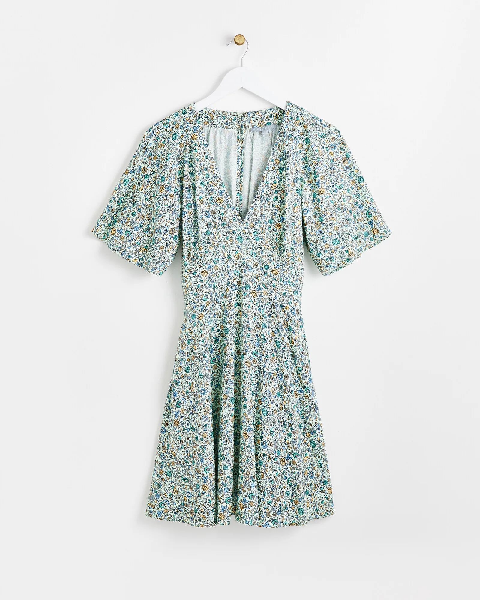 Ditsy Paisley Print Mini Dress | Oliver Bonas | Oliver Bonas (Global)