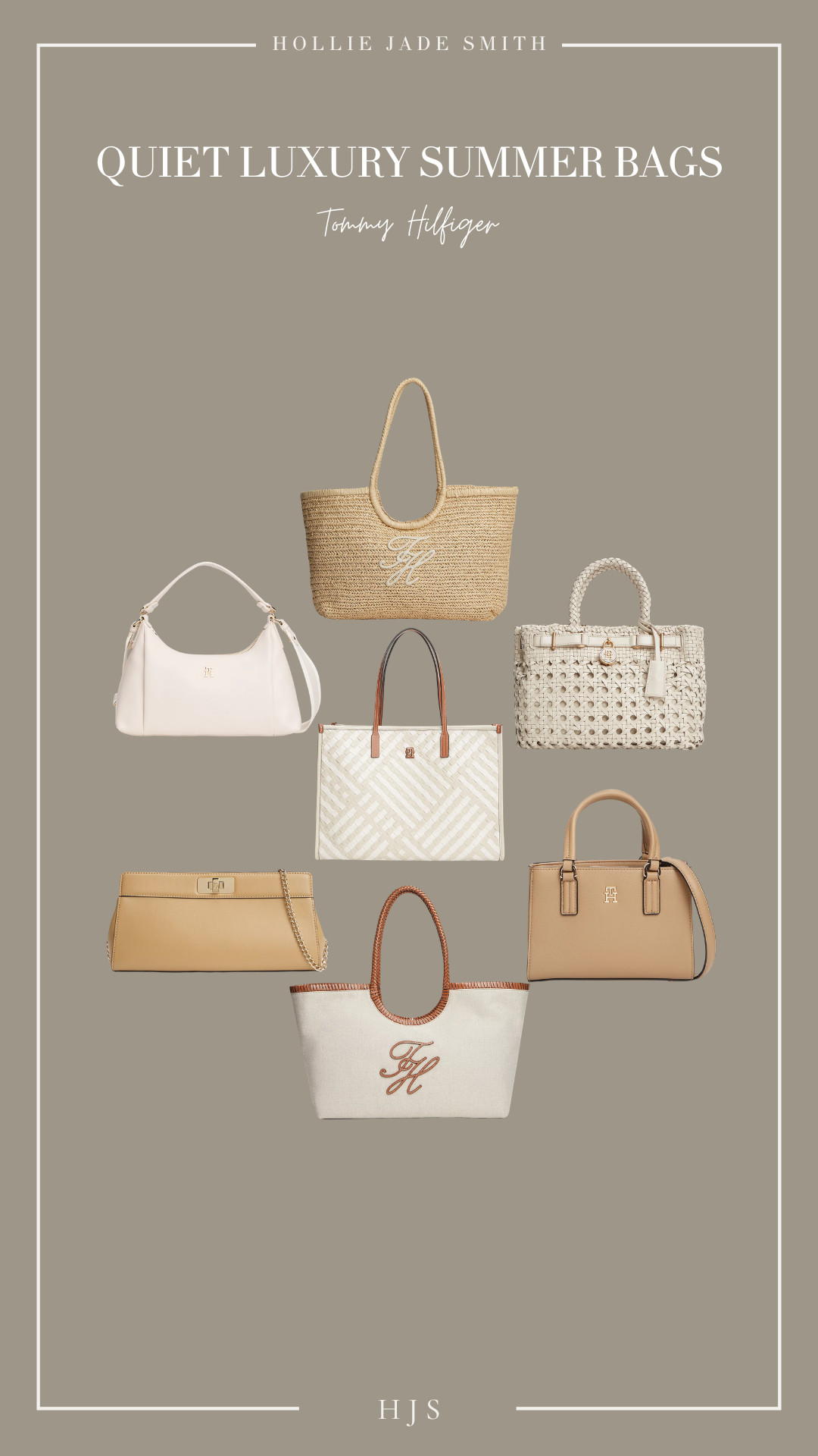 I rarely impulse buy and much prefer to consider where I spend my money, so I've curated a small edit of summer bags I recently discovered from Tommy Hilfiger that I think serve their purpose, as well as look expensive, classy, and practical for multiple occasions. 

Let me know which is your favourite? 




|| quiet luxury, summer bags, affordable luxury, euro summer, raffia bag, white bag, summer tote bag, holiday bags, airport bag, beige bag, tan bags, brown bags, shoulder bag, what to wear, summer capsule wardrobe, good quality bags, style inspo, summer outfits 2026, how to style, everyday bag, holiday looks, chic bags, wishlist.  

 #LTKuk #LTKsummer #LTKeurope