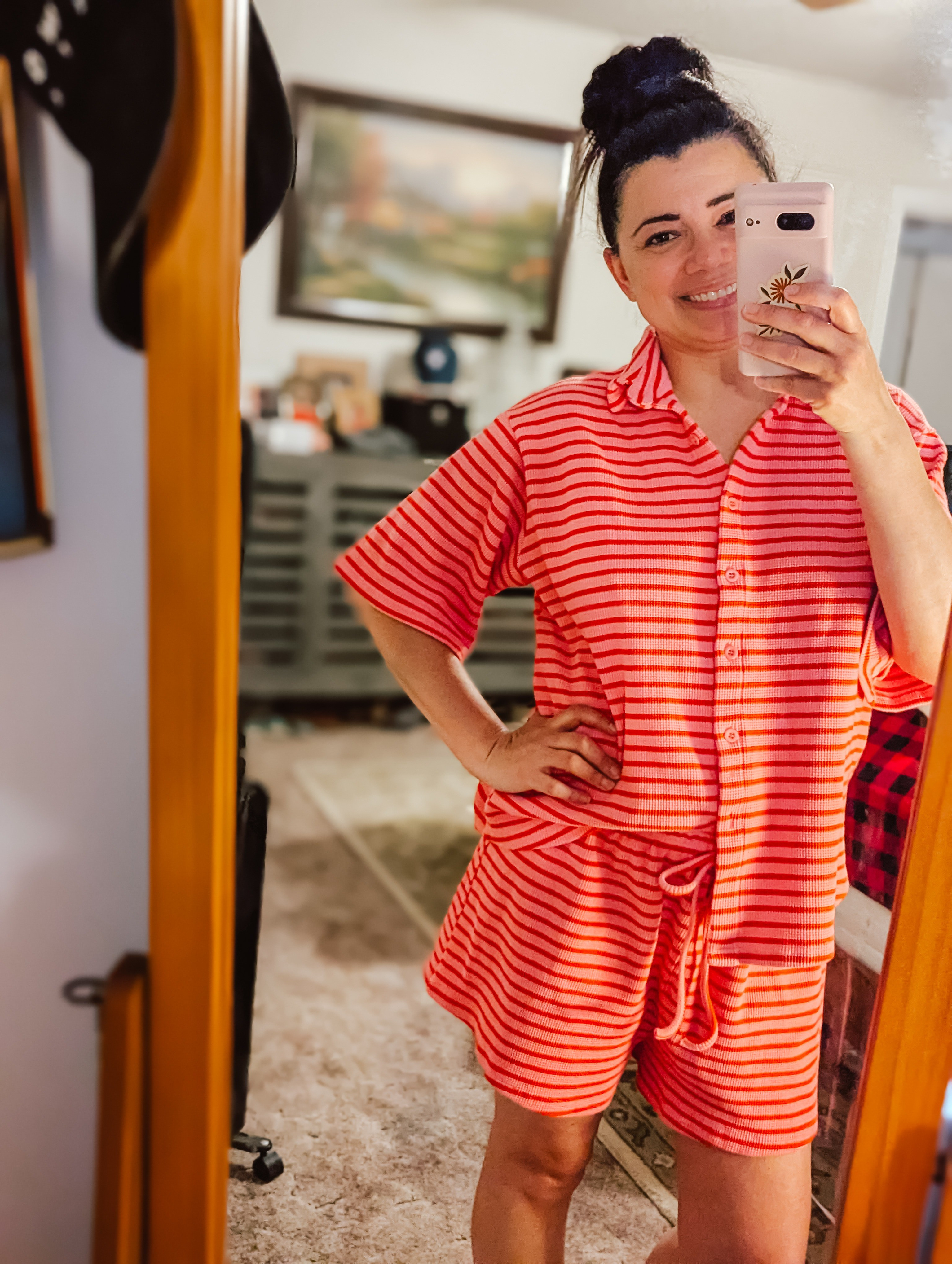 Warmer temps are around the corner! Loving this pink short set from Petal and Pup! It's great for days around the house or grabbing brunch with the girls! 🌺

#LTKActive #LTKSeasonal #LTKPetite