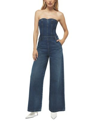 Hudson x Rivet The Creator Sweetheart Denim Jumpsuit   | Bloomingdale's Women | Bloomingdale's (US)