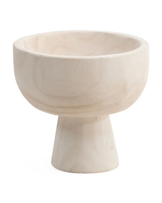 Wooden Bowl On Stand | Marshalls