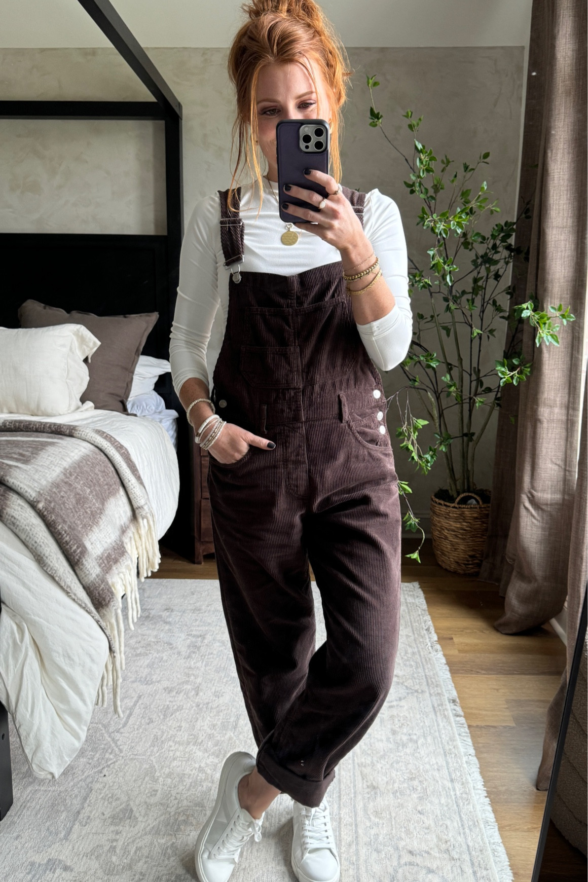 Today’s outfit. Loving these cord overalls for fall!! And these shoes are super comfortable and only $19.98 🤍

#LTKFallSale #LTKStyleTip #LTKShoeCrush