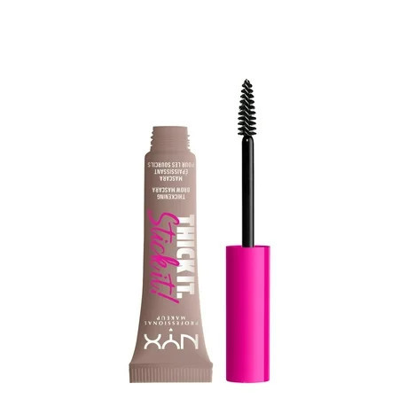 NYX Professional Makeup Thick It Stick It Thickening Eyebrow Gel Mascara Tint Cool Blonde 0.23 fl oz | Walmart (US)