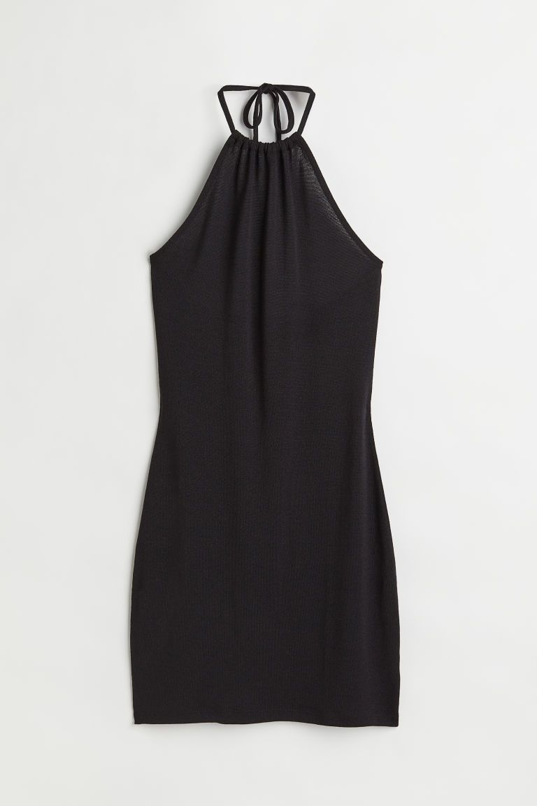 H & M - Halterneck Dress - Black | H&M (US + CA)