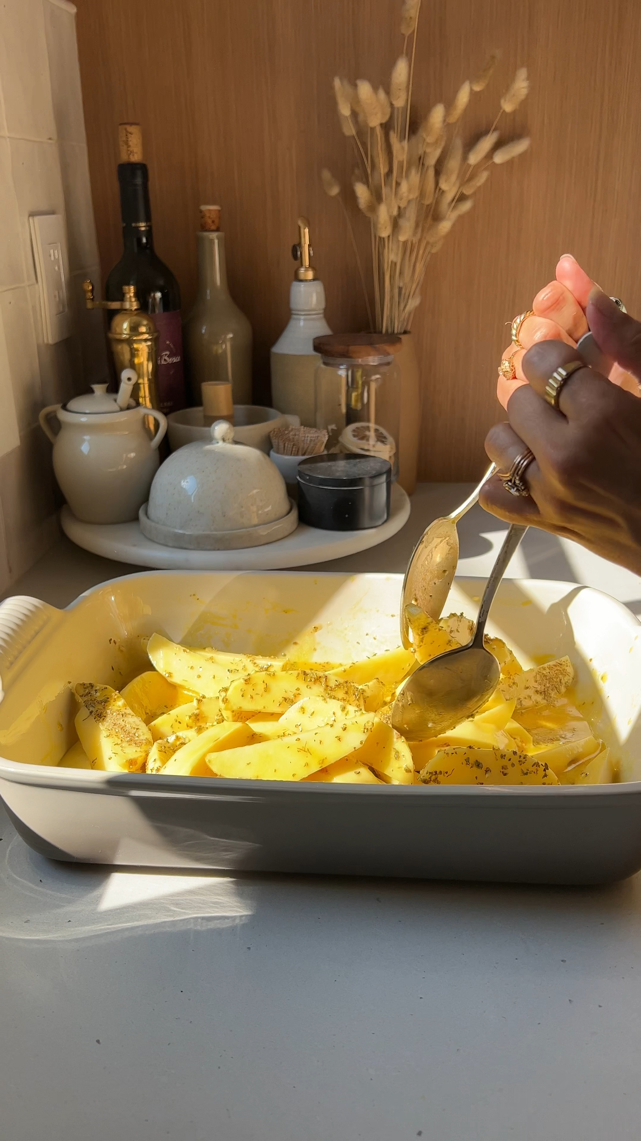 Greek potatoes tossed in herbs, olive oil and sunlight 🥔☀️

#LTKSeasonal #LTKhome