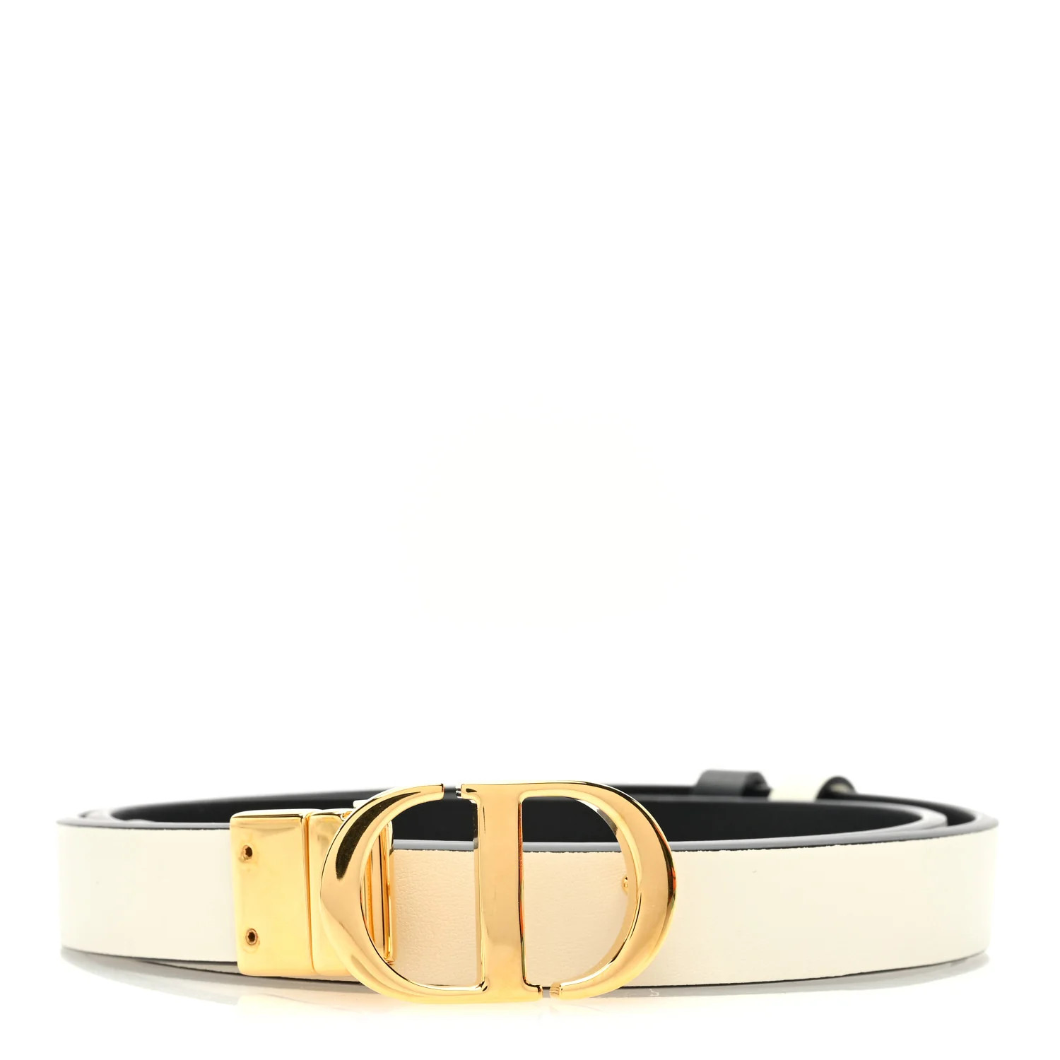 Calfskin 30 Montaigne Reversible Belt 85 34 Black Multicolor | FASHIONPHILE (US)