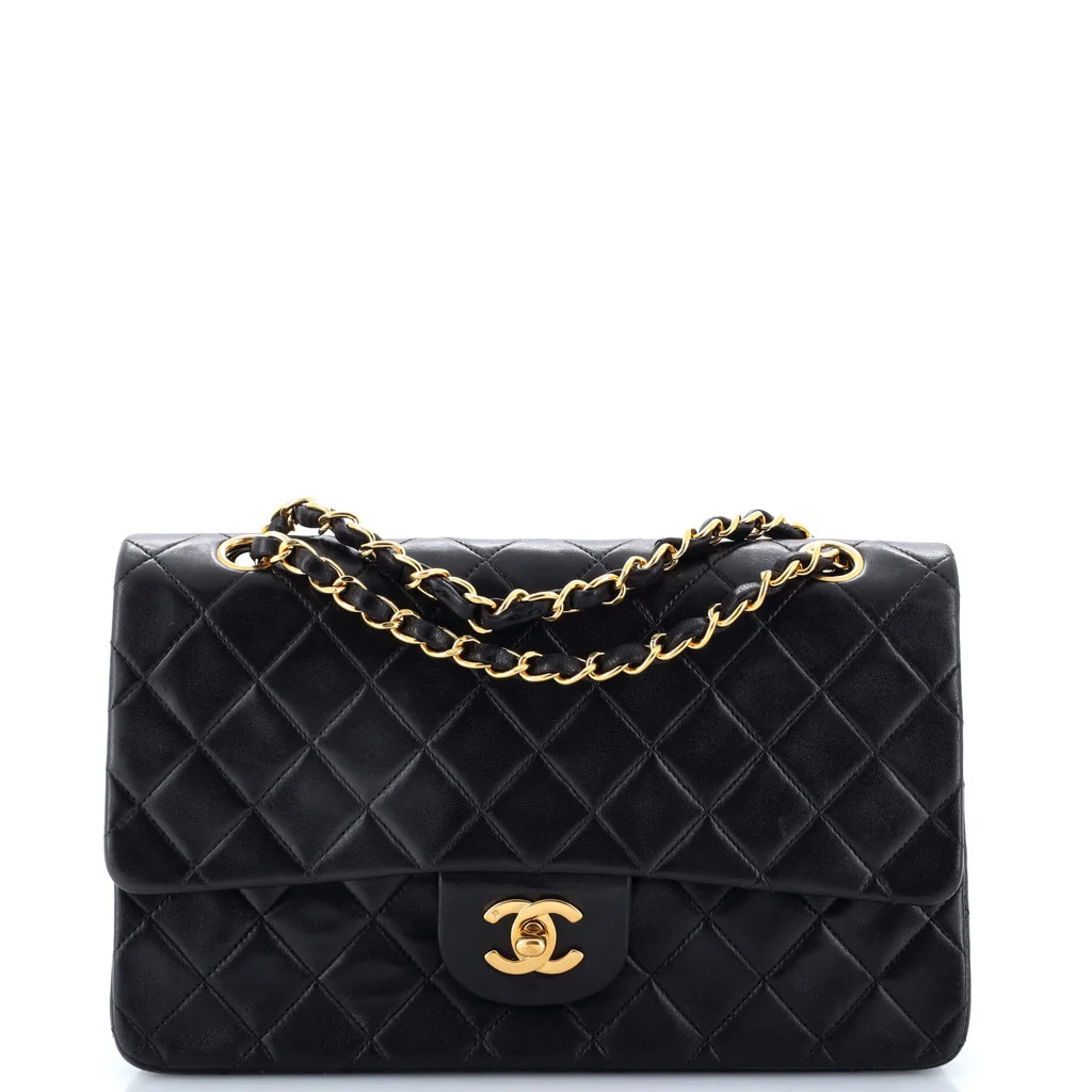 Vintage Classic Double Flap Bag Quilted Lambskin Medium | Rebag