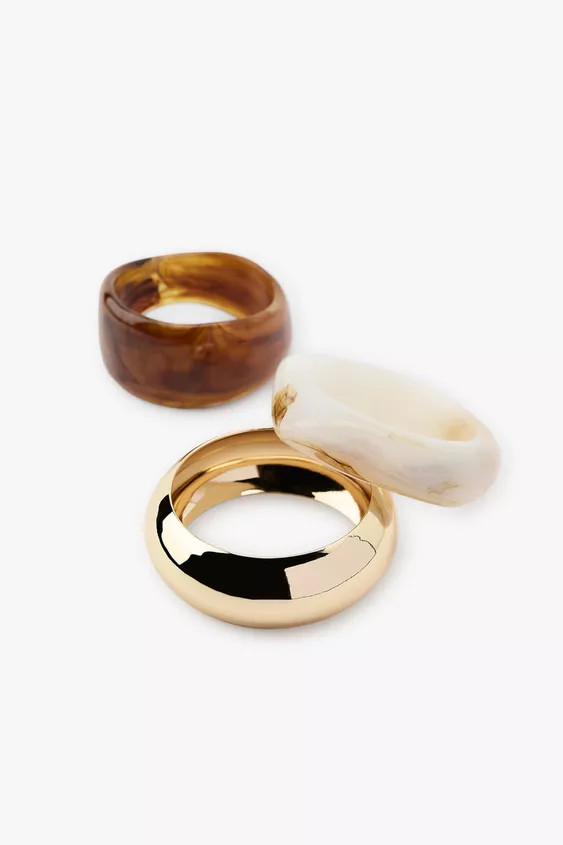 PACK OF 3 RIGID BRACELETS | Zara US