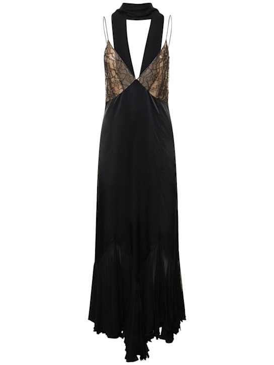 Candita silk lace midi dress | Luisaviaroma