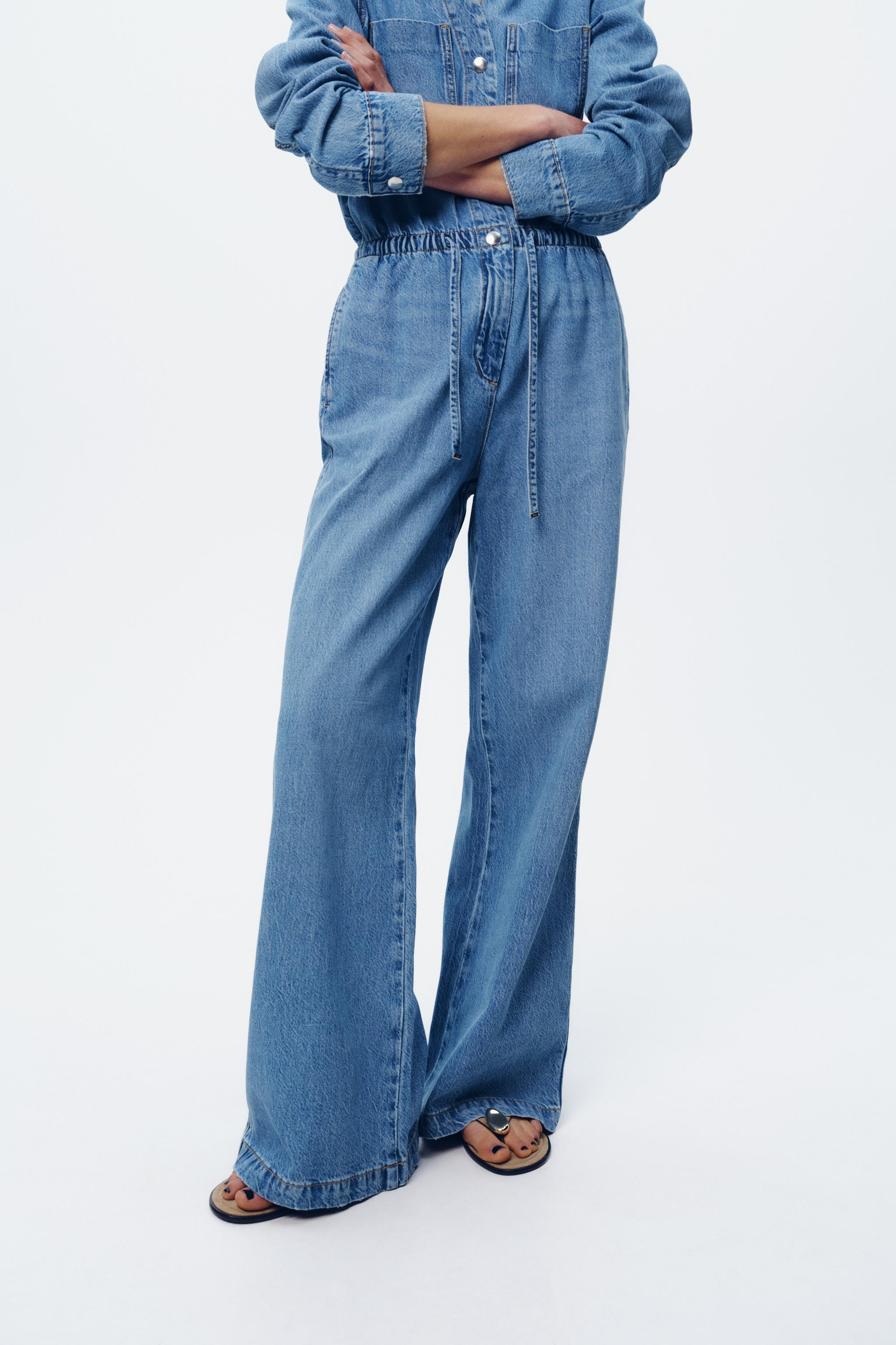 ADJUSTABLE WAIST Z1975 DENIM JUMPSUIT | Zara UK