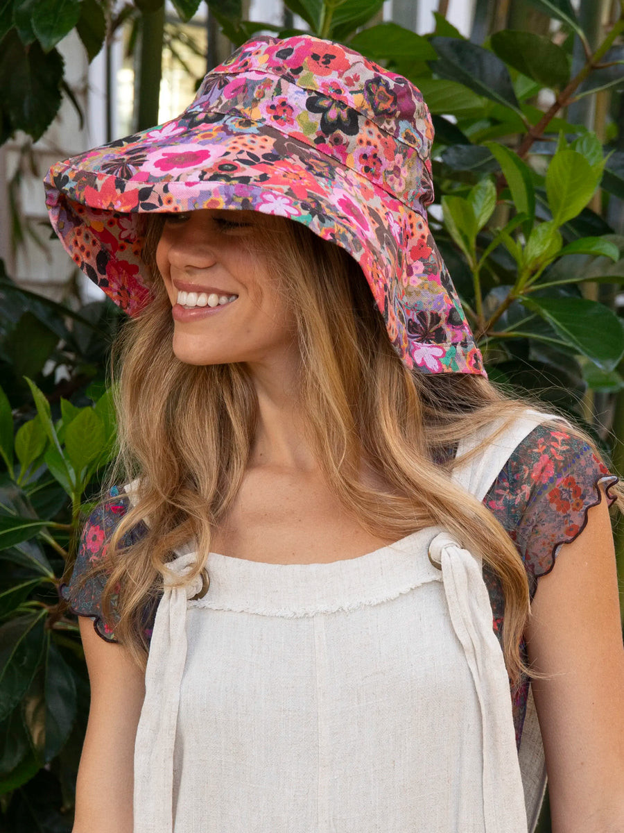 Sunny Day Bucket Hat - Pink | Natural Life