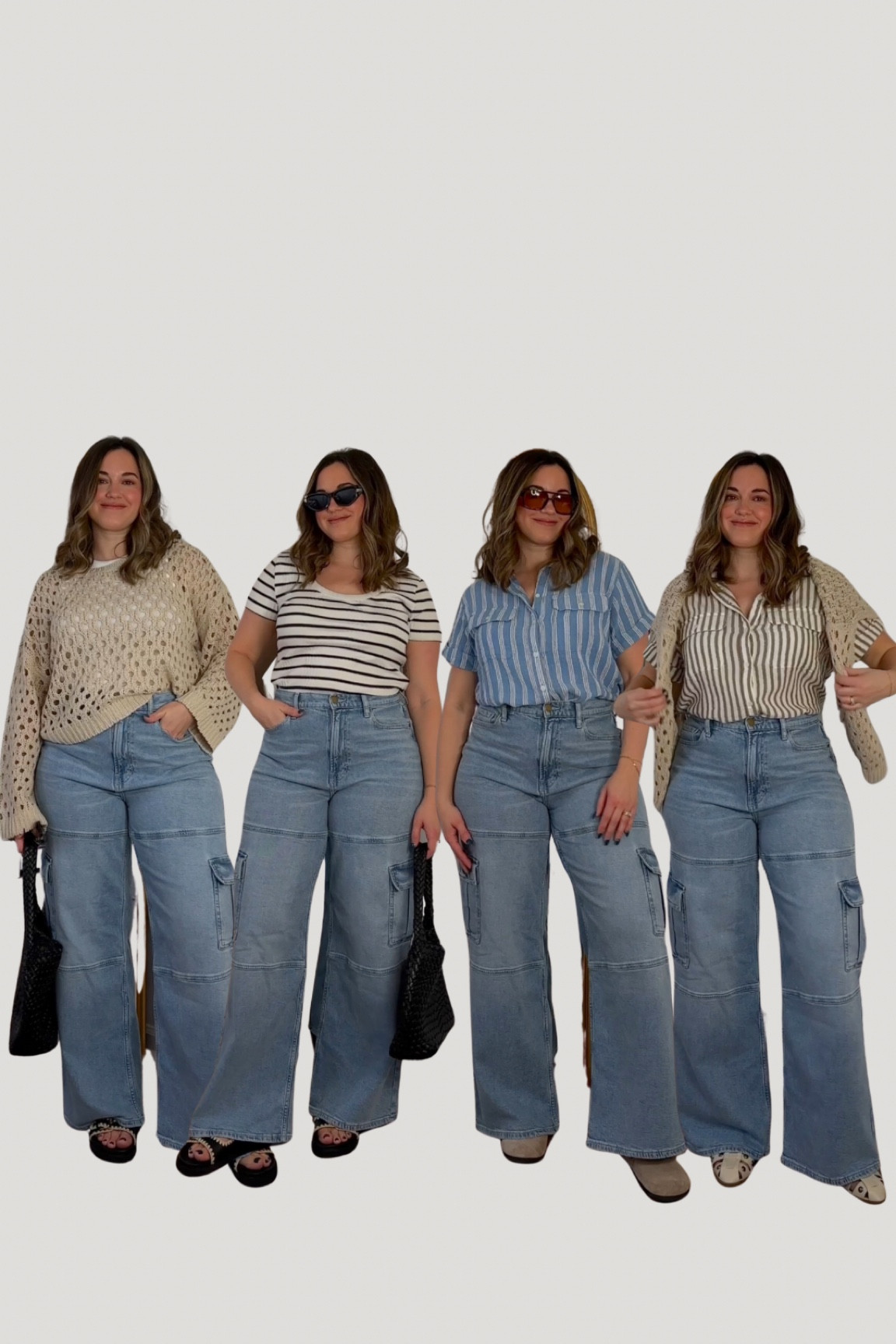 Spring outfits from JCPenney— use my code 4SPRING for 20% off! 

Jeans- true to size
Sandals- true to size
Tops- true to size but size up in the long Sleeve one for looser fit, I’m wearing an xl

#LTKSeasonal #LTKSaleAlert #LTKFindsUnder50