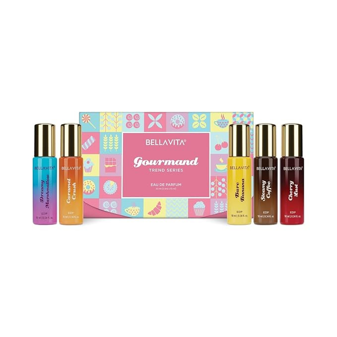 Bellavita Luxury Gourmand Trend Series | Dessert-Inspired Fragrance Set | Steamy Coffee, Bare Ban... | Amazon (US)
