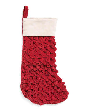 Smocked Stocking | Polyester/Cotton | Marshalls