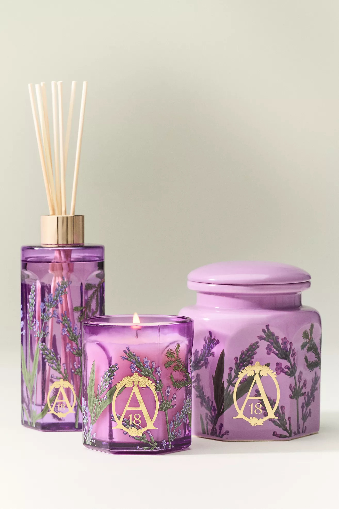 Apothecary 18 Fresh Lavender Balsam Glass Reed Diffuser | Anthropologie (US)