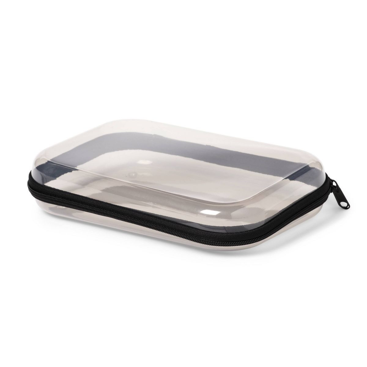 Hard Sided Zipper Pencil Case Gray - up & up™ | Target