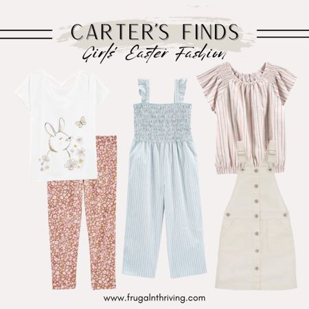 Girls' Easter outfits from Carter’s!! Shop up to 60% off 🐣🐰

#LTKSeasonal #LTKkids #LTKsalealert