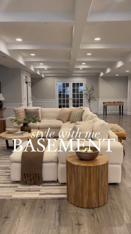 Style with me our Basement! We found the prefect sectional @wayfair and it’s on SALE now for WAY DAY + it ships free!! Sale is for three days only 5/4 - 5/6! #wayfairpartner #wayfair #WAYDAY #LTKxWAYDAY

#LTKsalealert #LTKVideo #LTKhome