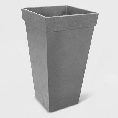 Recycled Square Tapered Planter - Smith & Hawken™ | Target