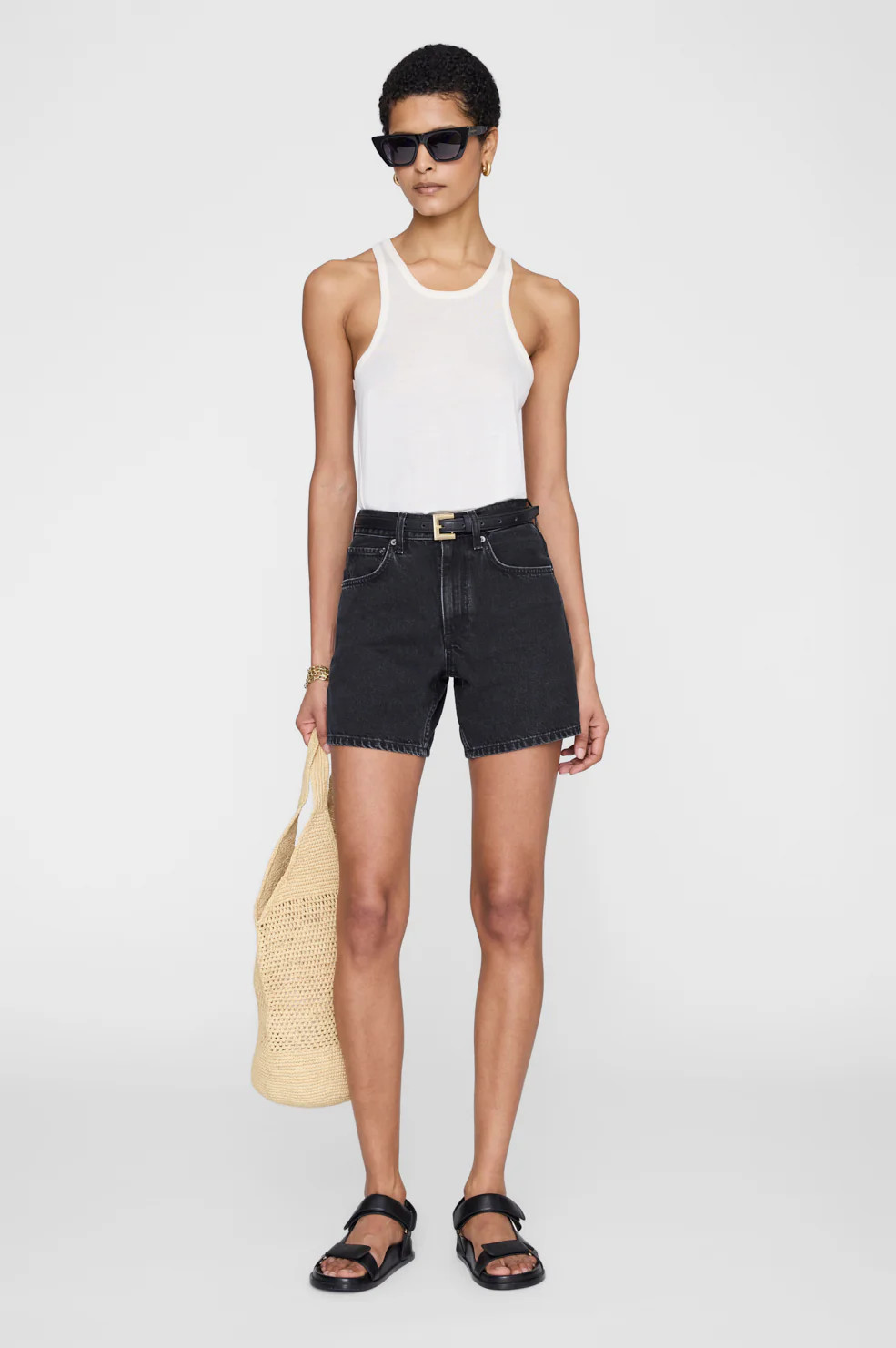 Delaney Short - Vintage Black | Anine Bing