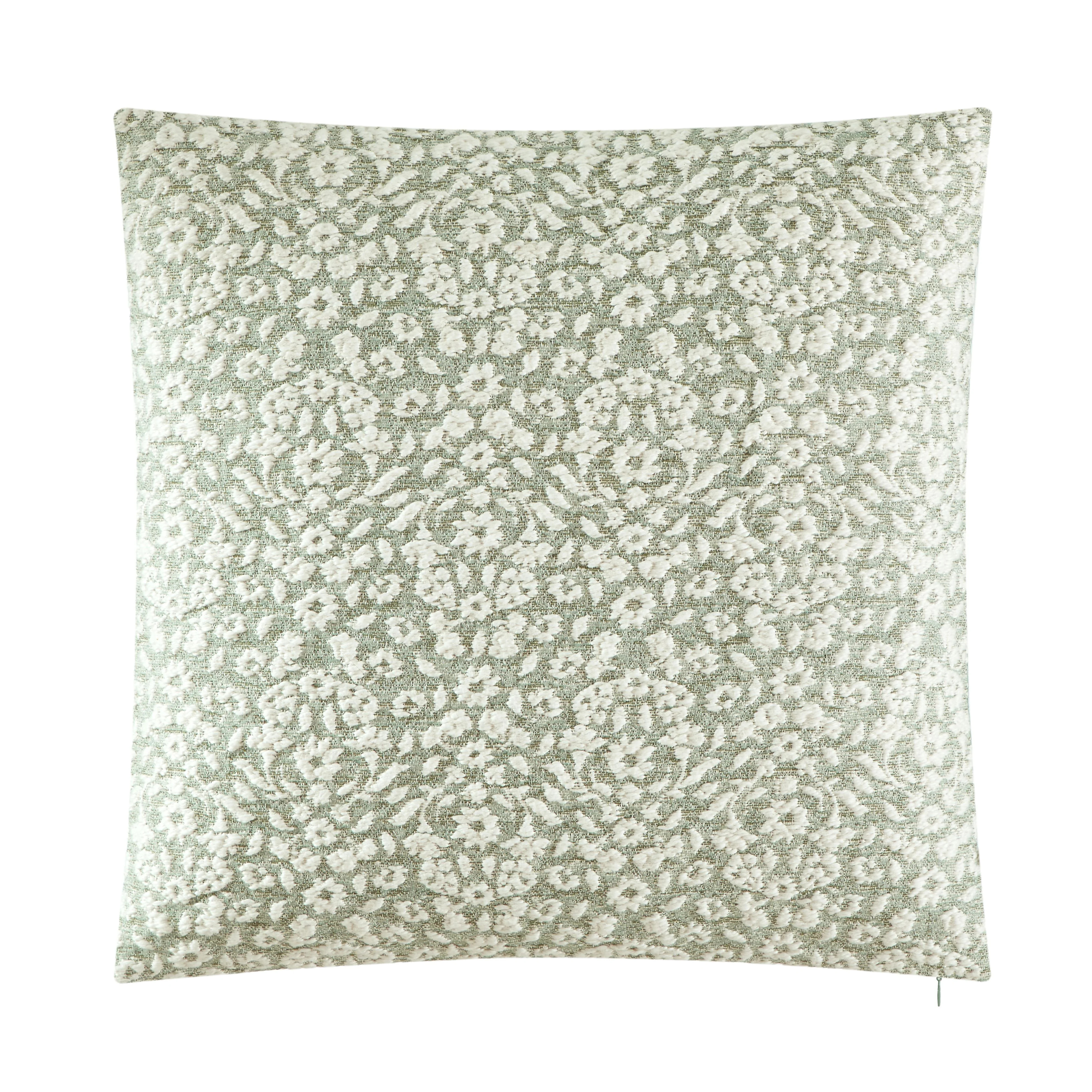 Better Homes & Gardens 20" x 20" Burned Blooms Decorative Pillow For Adults, Sage Green - Walmart... | Walmart (US)